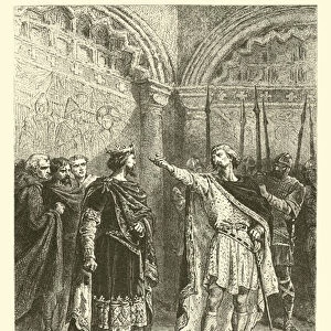 "Who made thee King?"(engraving)