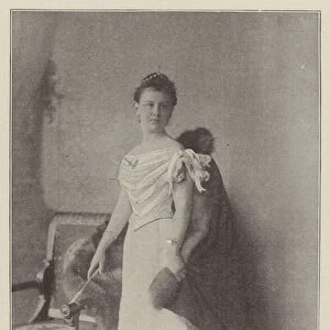 Wilhelmina, Queen of the Netherlands (b / w photo)