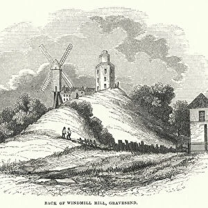 Back of Windmill Hill, Gravesend (engraving)