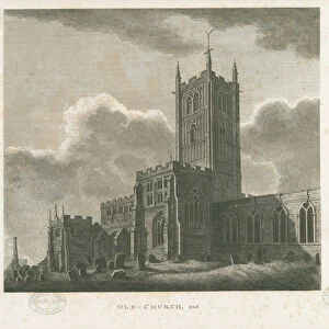 Wolverhampton - St. Peters Church: engraving, nd [late 18th cent] (print)