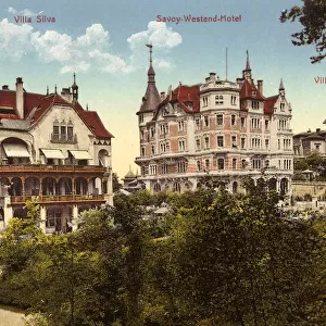 Buildings Karlovy Vary Hotels 1913 Karlovy Vary Region