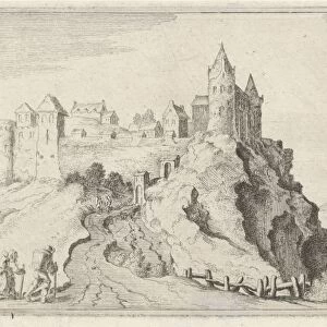 The fortified town on a hill, Gillis van Scheyndel (I), 1605 - 1653