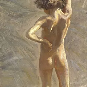 J. A. G Acke Fausto Study Nude Boy Actual study