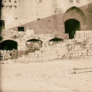 Mount Hermon vicinity Hasbeya Shihab Castle Main doorway