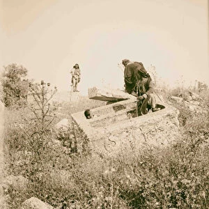 Old sarcophagus Kadesh 1900 Syria
