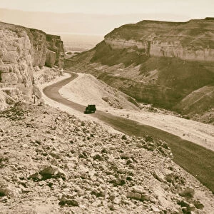 Palestine Israel subjects 1953 New road Dead Sea