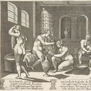 Story Cupid Psyche told Apuleius 1530-60 Engraving