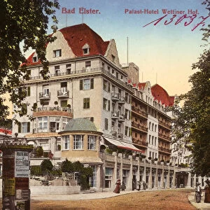 Wettiner Hof Advertising columns Saxony 1911