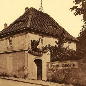 Wine taverns Saxony Buildings MeiBen 1916