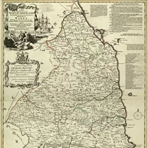 County Map of Northumberland, c. 1777