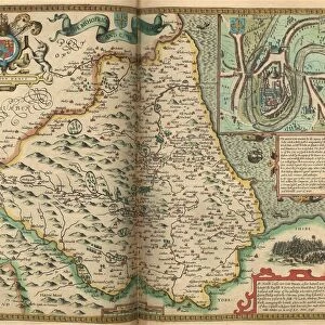 John Speeds map of County Durham, 1611