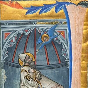 The Annunciation to Zacharias, c. 1400. Creator: Unknown