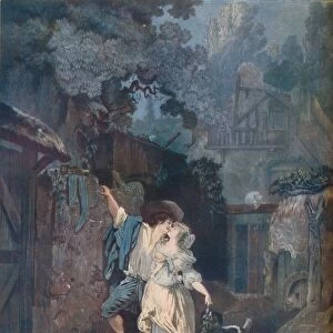 The Ascent, or The Morning Farewell (L?escalade, ou les adieux du matin), 1787. Artist: Philibert Louis Debucourt