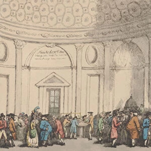 The Bank, January 1792. January 1792. Creator: Thomas Rowlandson