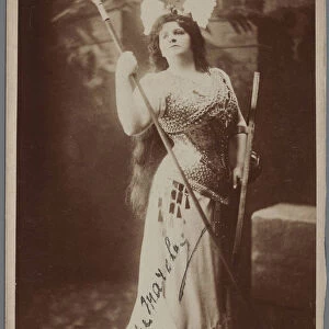 Blanche Marchesi (1863-1940) as Brunnhilde in Die Walkure (The Valkyrie) by R. Wagner, c. 1900