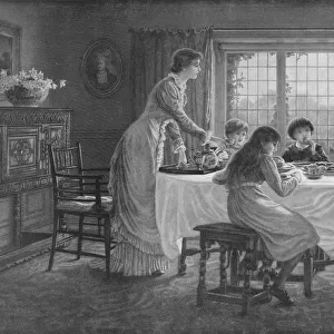 The Childrens Tea, c1890, (1911). Artist: Helen Paterson Allingham