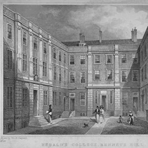 College of Arms, City of London, 1827. Artist
