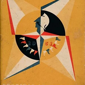 Front cover of a guide to the Festival of Britain, 1951