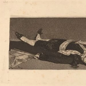 Dead Toreador (Torero mort), 1868. Creator: Edouard Manet