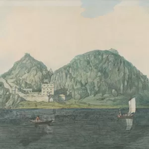 Dumbarton Rock from the South, 1788. Creator: Joseph Farington
