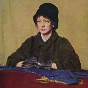 The Girl with the Tattered Glove, 1909, (1935). Creator: William Nicholson