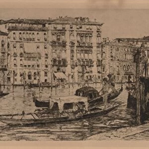 Grand Canal, Venice, 1889. Creator: Frank Duveneck (American, 1848-1919); Frederick Keppel