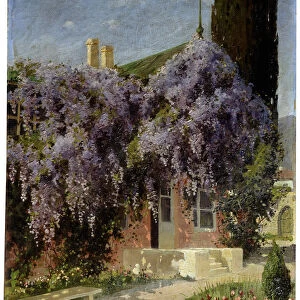 A House Entwined with Wisteria, late 19th or 20th century. Artist: Mikhail Alisov