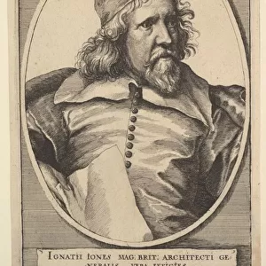 Inigo Jones, 1655. Creator: Wenceslaus Hollar