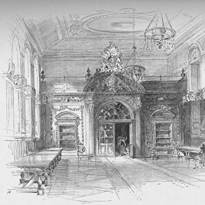 Interior of Stationers Hall, City of London, c1910 (1911). Artist: Hedley Hilton