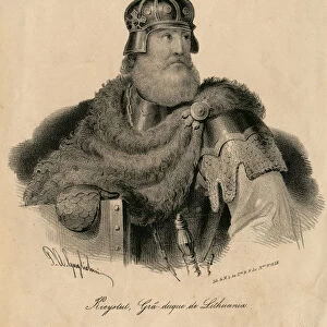 Kestutis, Grand Duke of Lithuania, 1840. Artist: Anonymous