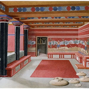 King Minoss throne room, Knossos, Crete