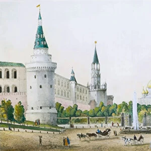 The Kremlin Garden, Moscow, Russia, c1830s-c1840s