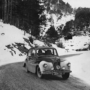 Lanchester LJ200 14hp, 1953 Monte Carlo Rally. Creator: Unknown