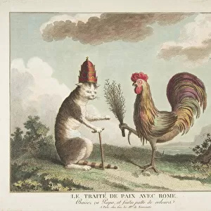 Le Traitede Paix avec Rome (The Peace Treaty with Rome), ca. 1789. Creator: Unknown