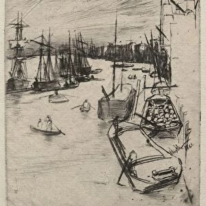 Little Wapping, 1861. Creator: James McNeill Whistler (American, 1834-1903)