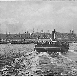 Liverpool, from the Mersey, c1896. Artist: Valentine & Sons