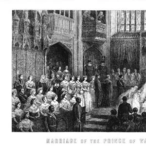Marriage of the Prince of Wales, St Georges Chapel, Windsor on 10 March 1863, (1899)