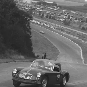 MG A, McCallum at Brands Hatch 24th September 1961. Creator: Unknown
