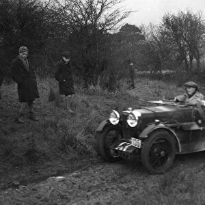 MG M type of RK Nicholson at the Sunbac Colmore Trial, near Winchcombe, Gloucestershire, 1934
