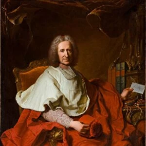 Portrait of Cardinal Guillaume Dubois, 1723. Creator: Hyacinthe Rigaud (French, 1659-1743)