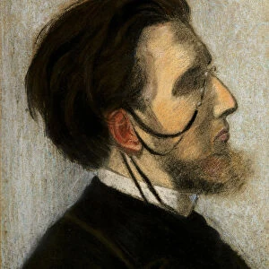 Portrait of the Composer Jean Hure (1877-1930), 1899. Creator: Merodack-Jeanneau