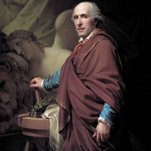 Portrait of the sculptor Antonio Canova (1757-1822), 1806. Creator: Lampi, Johann-Baptist