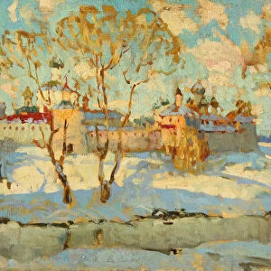Russian Monastery in Winter