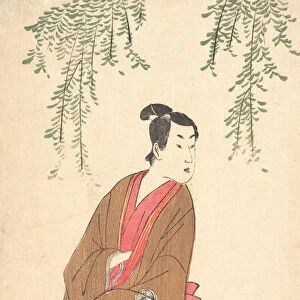 The Third Segawa Kikunojo as Hisamatsu Standing on the Bank, ca. 1795