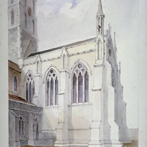 Southwark Cathedral, London, 1831. Artist: Edward Hassell