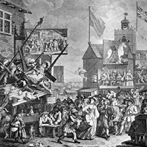 Southwark Fair, 1733. Artist: William Hogarth
