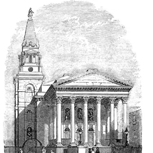 St George's, Bloomsbury, 1844. Creator: Unknown