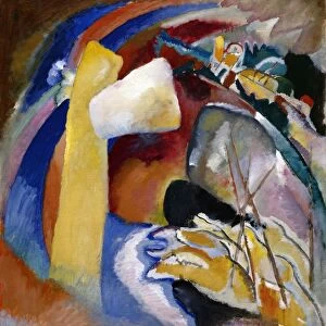 Study for Painting with White Form, 1913. Artist: Kandinsky, Wassily Vasilyevich (1866-1944)