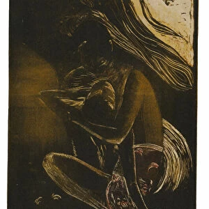 Te faruru (Here We Make Love), from the Noa Noa Suite, 1893 / 94. Creator: Paul Gauguin