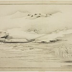 Towing a Barge in the Snow, from the album The Silver World, Japan, 1790